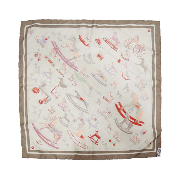 HERMES エルメス スカーフ プチカレ カレ40 Raconte moi le cheval お馬の話をして ガヴロッシュ M4435