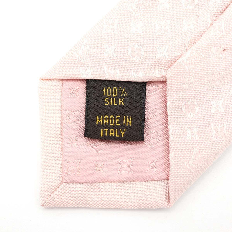 LOUIS VUITTON ルイヴィトン LV ネクタイ シルク100％ モノグラム ピンク 服飾小物 H20900