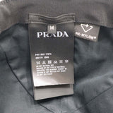 J296 PRADA プラダ スタッズ付 ベースボールキャップ 2HC179 2D0S Mサイズ ブラック ユニセックス 袋 J296