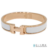 HERMES エルメス クリックH クリッククラックPM ブレスレット バングル ホワイト系 アクセサリー 26k844-60