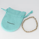 TIFFANY＆Co. ティファニー ツイスト ロープ スクリュー ブレス ブレスレット 925 シルバー 約13.3g アクセサリー レディース k329