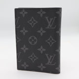 LOUIS VUITTON ルイヴィトン M64501 パスポートカバー クーヴェルテュール･パスポール NM モノグラム・エクリプス 黒 26k999-41