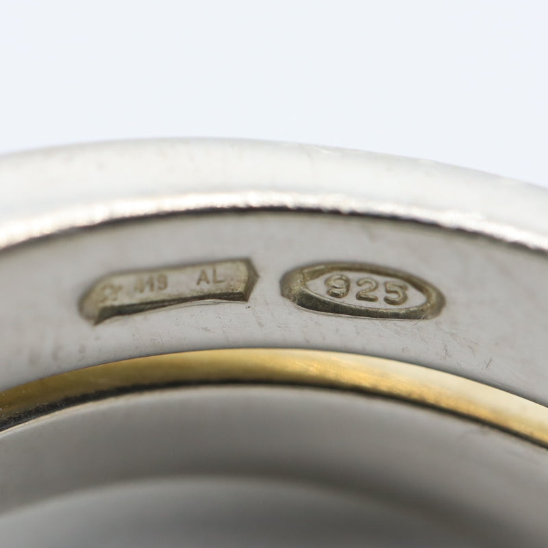 GUCCI グッチ リング Gロゴ スネーク 15号 シルバー925 約11.3g アクセサリー yo405