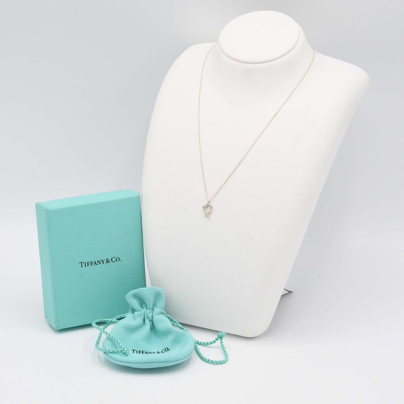 TIFFANY&Co. ティファニー ネックレス ラビングハート シルバー 925 約1.5g アクセサリー 箱袋 H20322