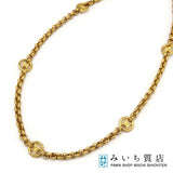 CELINE セリーヌ ネックレス マカダム チェーン ゴールドカラー レディース アクセサリー 25k117-2