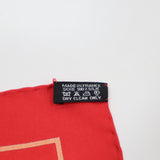 HERMES エルメス カレ42 エデンの園 Jardins d Eden スカーフ 赤系 H14264