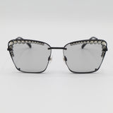 CHANEL シャネル フェイクパール サングラス 4235-H c.101/87 スクエア 度なし ケース有 25k639-1