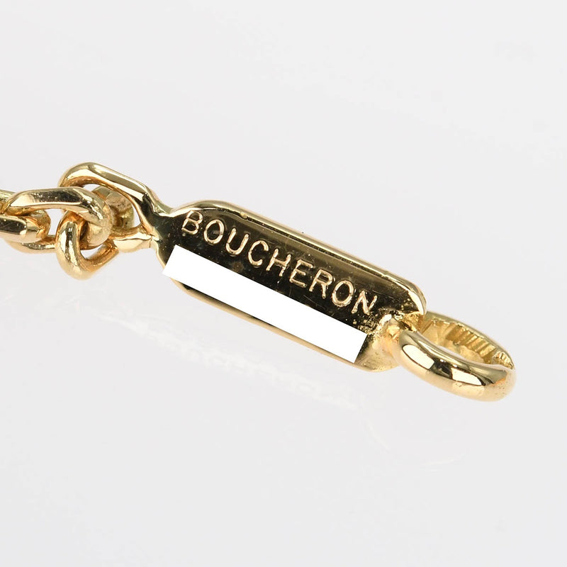 仕上済 Boucheron ブシュロン ダイヤモンド ネックレス 750 D入り 約19.8g ジュエリー 箱有 H12970