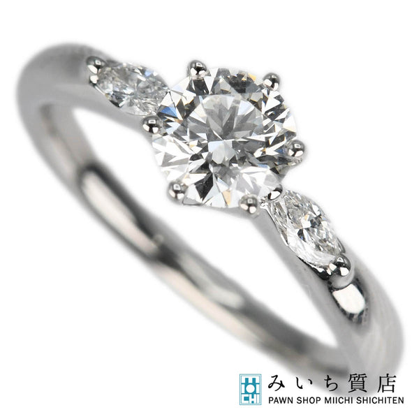 仕上済 TASAKI タサキ ダイヤ リング 指輪 pt950 D0.55 0.11 約9号 約4.3g ジュエリー アクセサリー 箱有 H6016