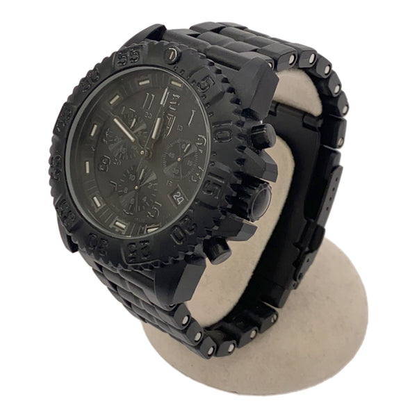 腕時計 訳あり 稼働 LUMINOX ルミノックス 3080 クォーツ メンズ 黒色文字盤 箱有 21k216-2