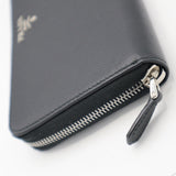 PRADA プラダ 長財布 ウォレット ラウンドファスナー 1ML506 サフィアーノ ブラック H19454