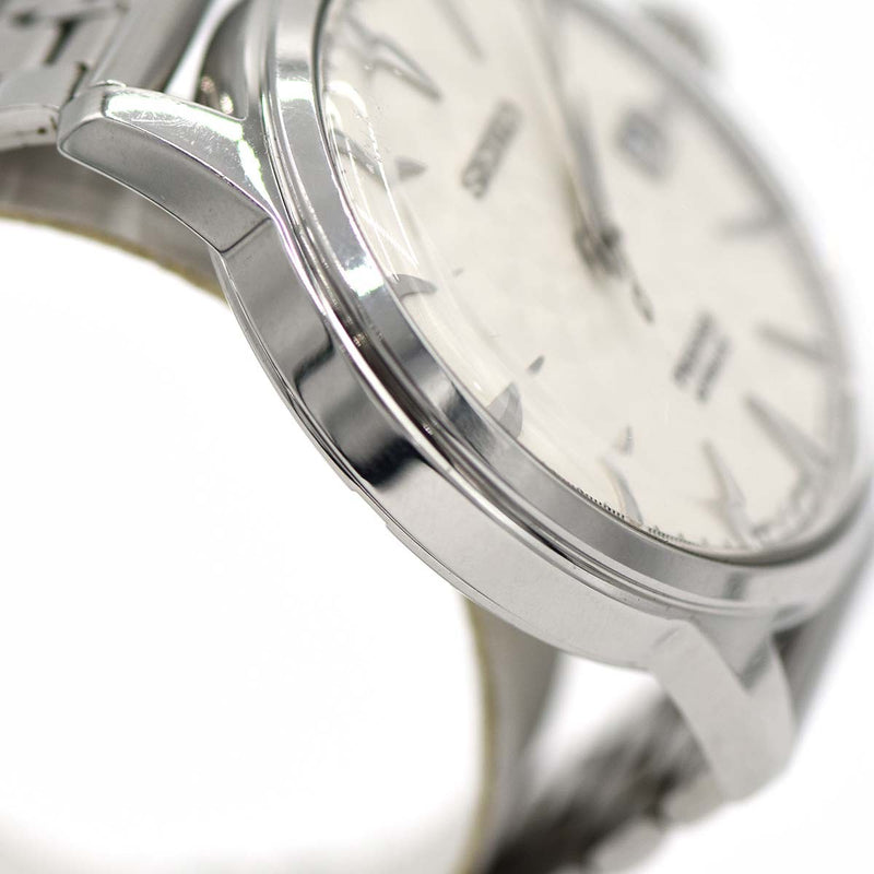 腕時計 稼働 SEIKO セイコー プレサージュ スタア バー 限定モデル SARY089 自動巻き 1000/1000 シルバー色文字盤 ベルト社外品 H9592