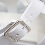 PRADA プラダ モノリス ラバー サンダル トライアングルロゴ ホワイト 36サイズ レディース シューズ 箱あり 25k402-5