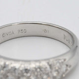 仕上済 VanCleef&Arpels VCA ヴァンクリーフ&アーペル リング サイズ51 ダイヤモンド 750 3.7g アクセサリー H10348