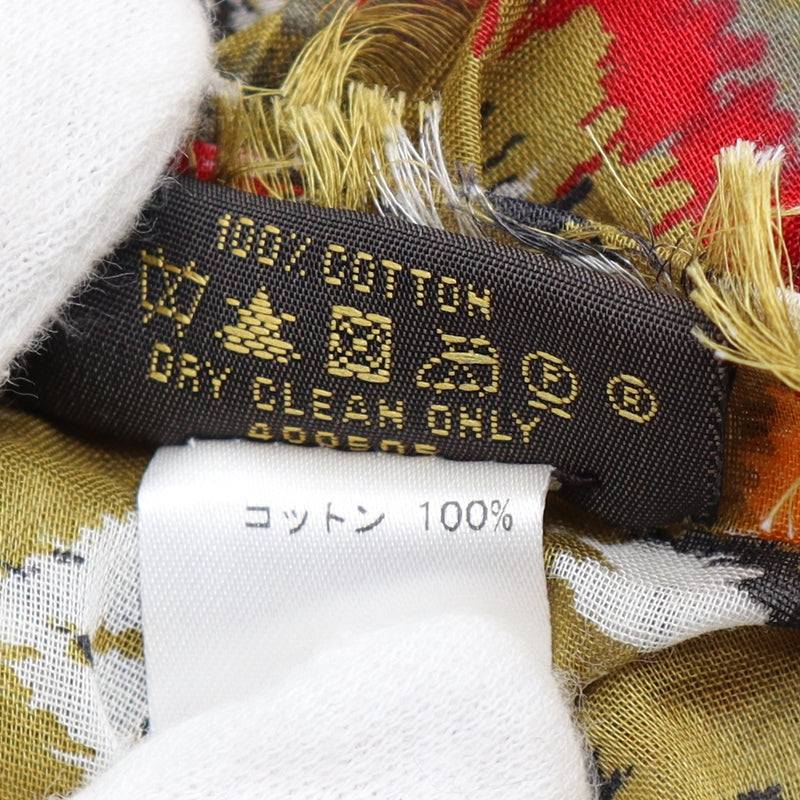 LOUIS VUITTON LV ルイヴィトン スカーフ モノグラム コットン100％ マルチカラー 服飾小物 H1097
