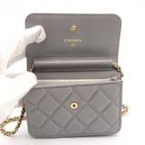 CHANEL シャネル チェーンウォレット マトラッセ ミス ココマーク クラッチウィズチェーン ショルダーバッグ 箱ギャラあり H14432