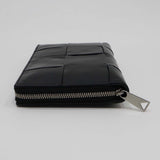 BOTTEGA VENETA ボッテガヴェネタ 長財布 カセット マキシイントレチャート ラウンドジップ ブラック 袋あり 23k418-11