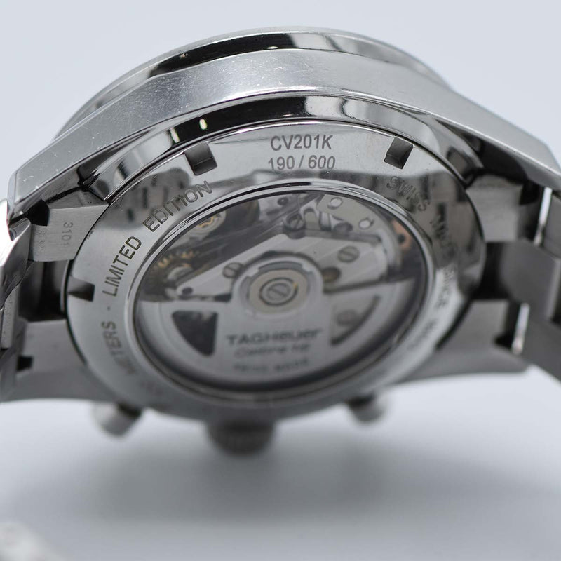 腕時計 稼働 TAG HEUER タグホイヤー CV201K BA0794 ブラックパール 自動巻き 600本限定 シェル文字盤 箱有 H1761