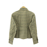BURBERRY LONDON バーバリー ロンドン 長袖シャツ トップス Lサイズ ノバチェック ベージュ レディース ok360-10