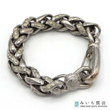 GIANNI VERSACE ジャンニ ヴェルサーチ ブレス メデューサ チェーン ラインストーン シルバーカラー アクセサリー H13082