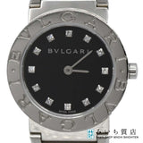腕時計 稼働 BVLGARI ブルガリ ブルガリブルガリ BB26SS 黒色文字盤 2026.8電池交換済 箱保 26k10-1