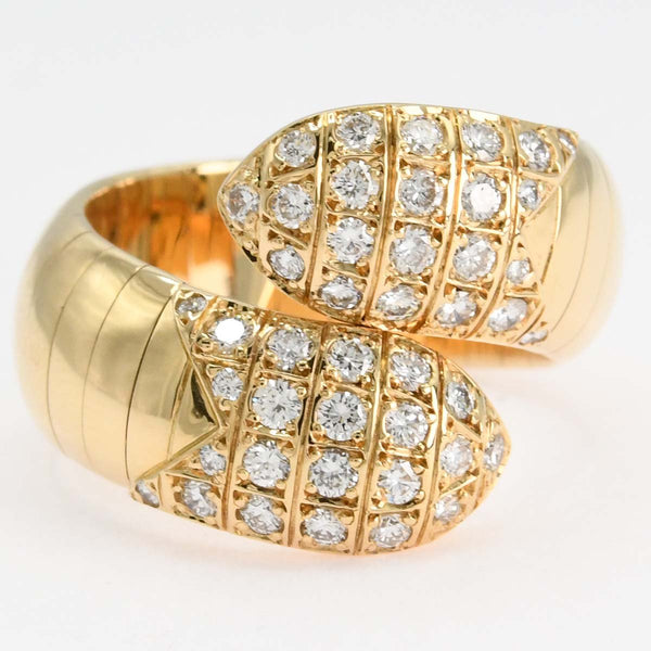 仕上済 CHAUMET ショーメ リング ダイヤモンド 15号 750 約14.5g ジュエリー H15844