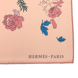 未使用 希少 HERMES エルメス カレ90 ROBE LEGERE ローブレジェール スカーフ 馬 花 ピンク H16535