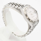 稼働 腕時計 ROLEX ロレックス OYSTER PERPETUAL DATEJUST 79174 F番 AT デイト シェル文字盤 ホワイトゴールド H17390