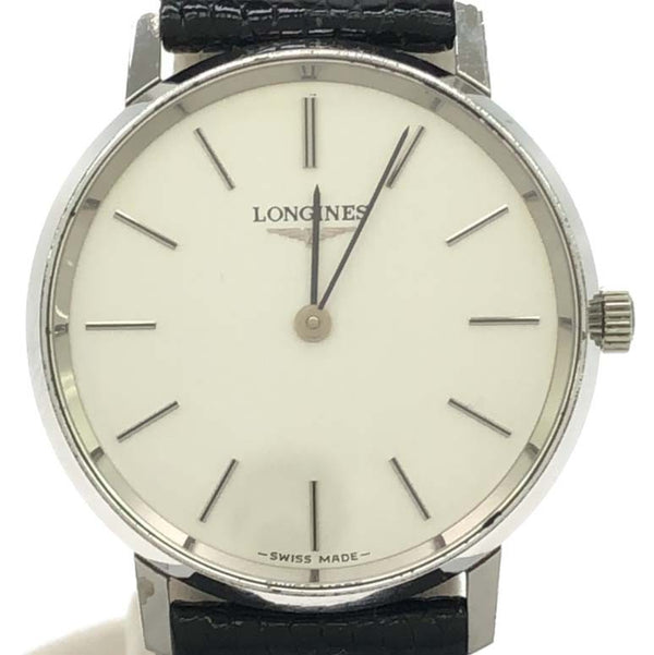 腕時計 稼働 LONGINES ロンジン 手巻き 4115.847 cal.L847.3 シルバー色文字盤 ベルト社外品 箱有 H3108