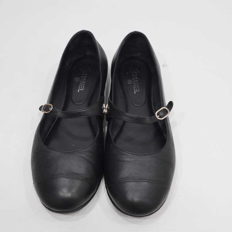CHANEL シャネル パンプス ブラック 37C CHANEL シャネル 靴 G38897 37C 約24cm ココマーク パンプス ブラック
