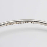 TIFFANY&Co ティファニー ブレスレット バングル ラブノット シルバー 925 ゴールド 750 約6.7g アクセサリー H18735