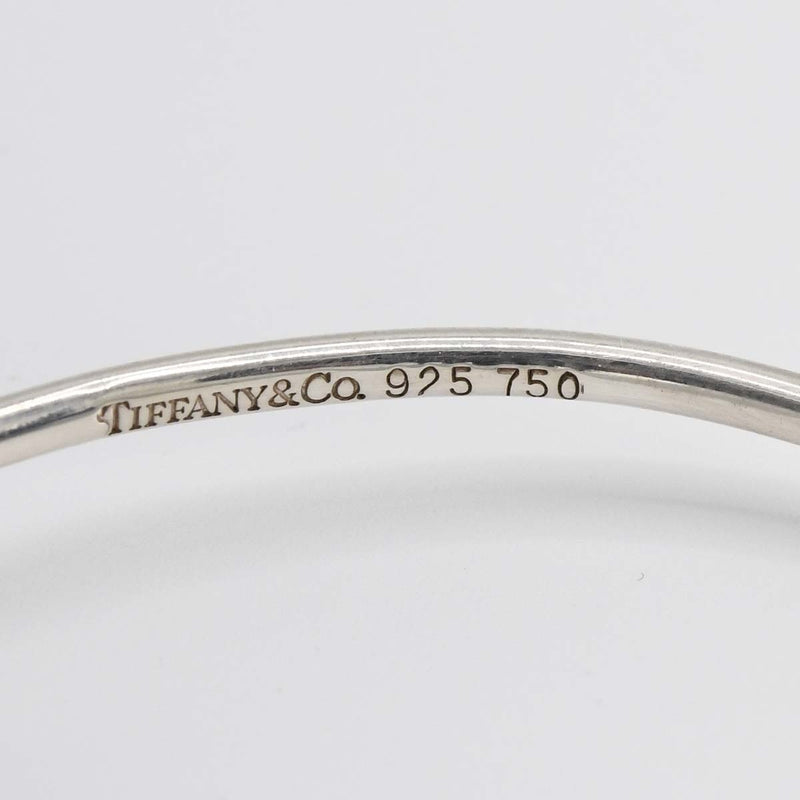 TIFFANY&Co ティファニー ブレスレット バングル ラブノット シルバー 925 ゴールド 750 約6.7g アクセサリー H18735