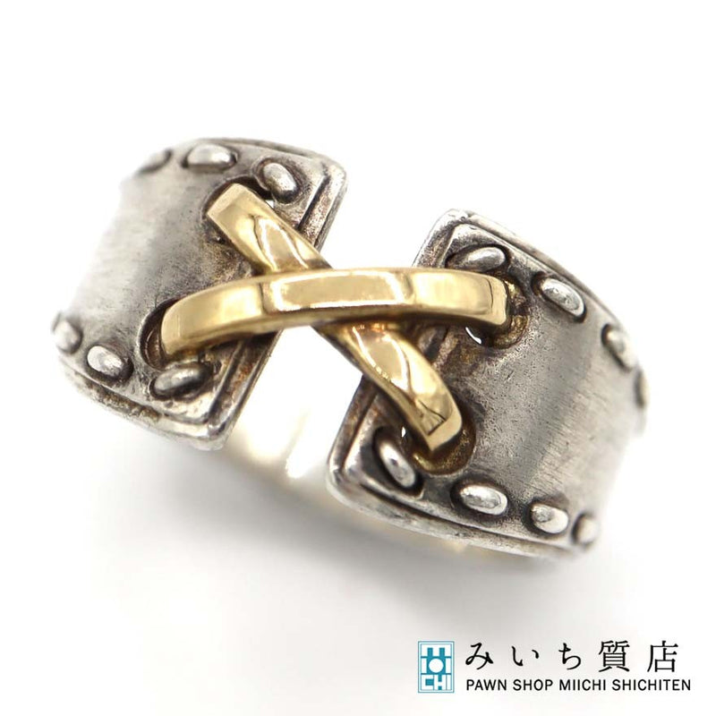 HERMES エルメス リング メキシコ コルセット 12号 54 シルバー925 8.7g アクセサリー H11064
