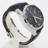 稼働 腕時計 TAG Heuer タグホイヤー カレラ キャリバー16 CV2A1AB 自動巻 黒色文字盤 レザーバンド 箱・ギャラ 22s115-1
