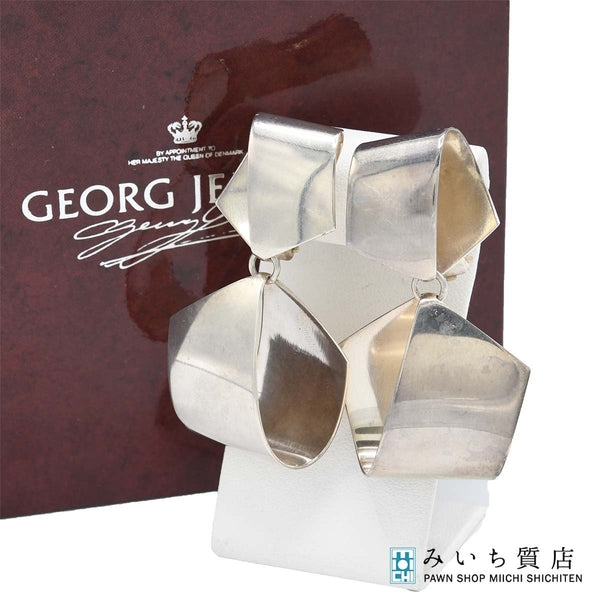 GEORG JENSEN ジョージジェンセン イヤリング 206 シルバー 925 約23.3g アクセサリー 袋箱 ok1344