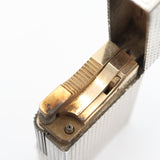 S.T.Dupont デュポン ガスライター LINE1S ライン1S ショート ローラー式 ダイヤモンドヘッド シルバーカラー 着火未確認 H2985