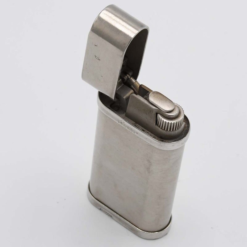 Cartier カルティエ ゴドロン ガスライター シルバーカラー オーバル型 喫煙具 着火未確認 eco1437