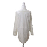 CELINE セリーヌ フィービーファイロ タキシードシャツ ノーカラー シャツワンピース ホワイト サイズ42 レディース トップス 26k228-5