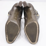 Salvatore Ferragamo フェラガモ ブーツ ショートブーツ FE05335 カーキ系 6 1/2サイズ レディース 箱有 21k352-4