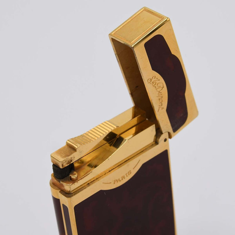 S.T.Dupont デュポン ガスライター モンパルナス マデューロ ライン2 マーブル 喫煙具 着火確認済 25k518-2