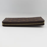 LOUIS VUITTON LV ルイヴィトン 財布 M60017 ジッピーウォレット モノグラム 長財布 茶 H23522