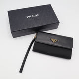 PRADA プラダ 財布 三角ロゴ ブラック 服飾小物 ok1543