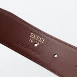 GUCCI グッチ ベルト リバーシブル 036.194.0956 70・28 服飾小物 ブラック系 ok1395
