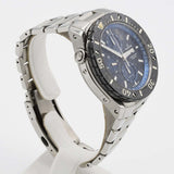 稼働 腕時計 EDOX エドックス CHRONOFFSHORE-1 クロノオフショア1 No.01114 自動巻 クロノグラフ 青色文字盤 箱・付属品有 M4320