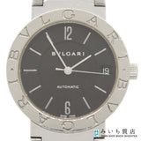 腕時計 稼働 BVLGARI ブルガリ ブルガリブルガリ BB33SS 自動巻き 黒色文字盤 25k729-3