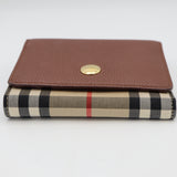BURBERRY バーバリー 財布 三つ折り ノバチェック ブラウン レディース H12168