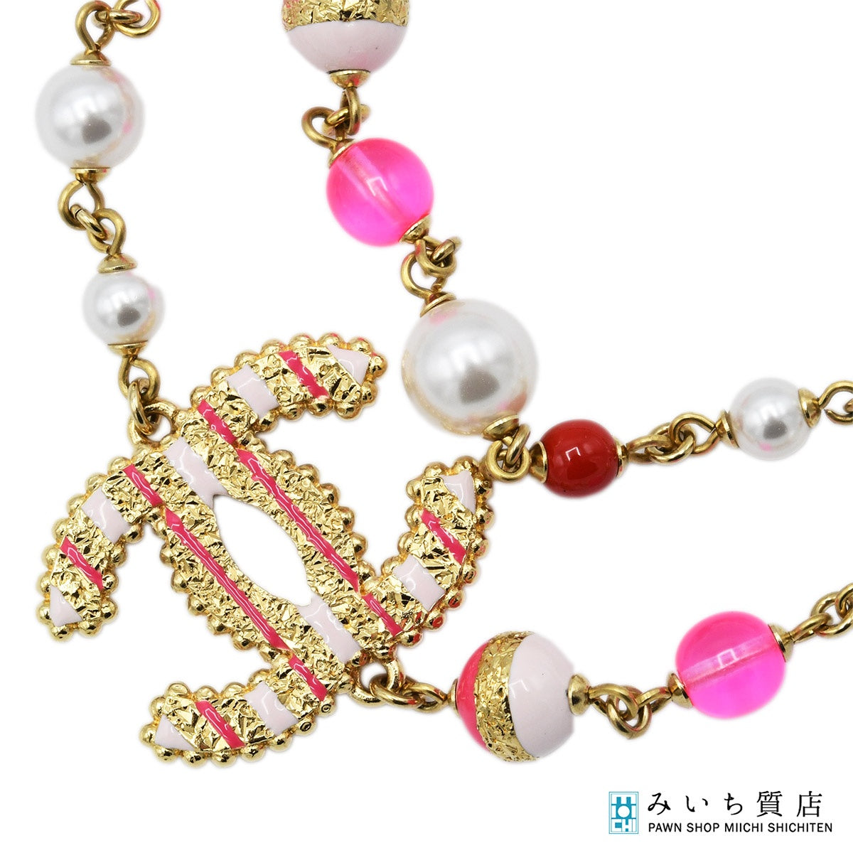 CHANEL シャネル ネックレス A24 ココマーク フェイクパール カラー 