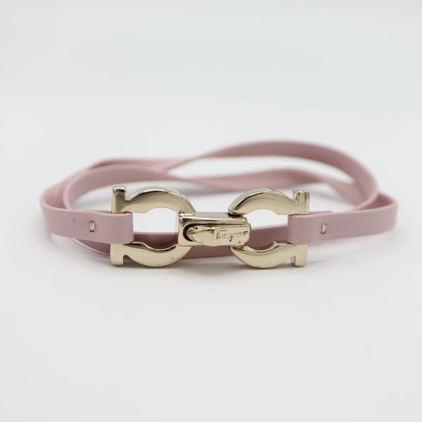 Salvatore Ferragamo フェラガモ ブレスレット ピンク 約9.3g アクセサリー 箱有 H12267