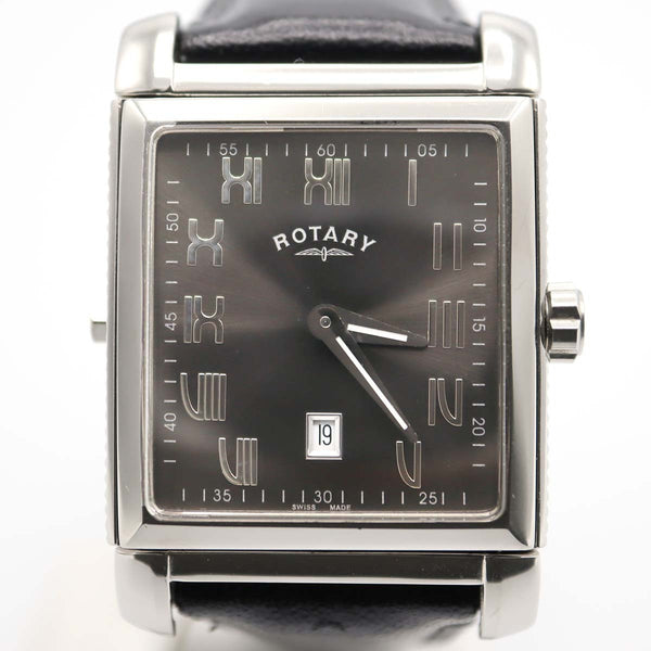 稼働 腕時計 ROTARY ロータリー GS02904/22 11934 クォーツ シルバー色文字盤 2025.6月電池交換済 箱有 20k413-2