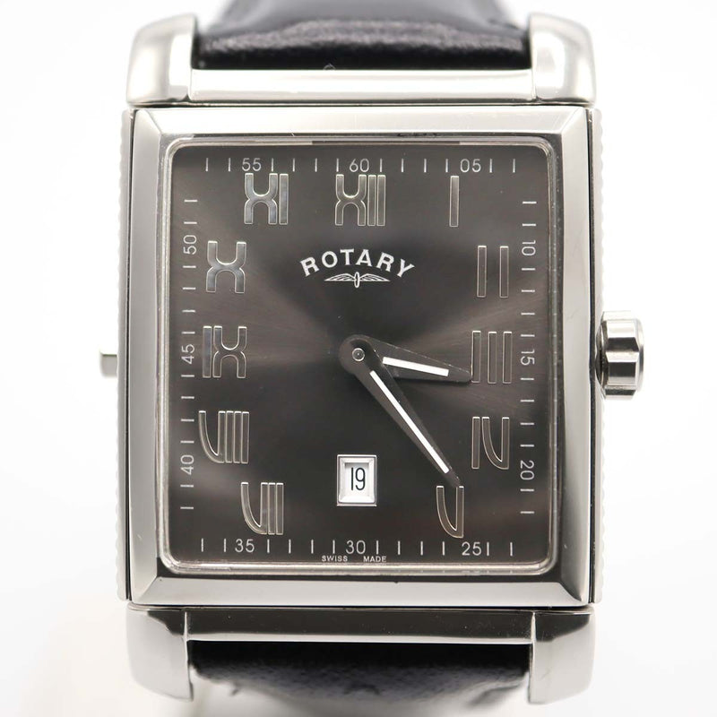 稼働 腕時計 ROTARY ロータリー GS02904/22 11934 クォーツ シルバー色文字盤 2025.6月電池交換済 箱有 20k413-2